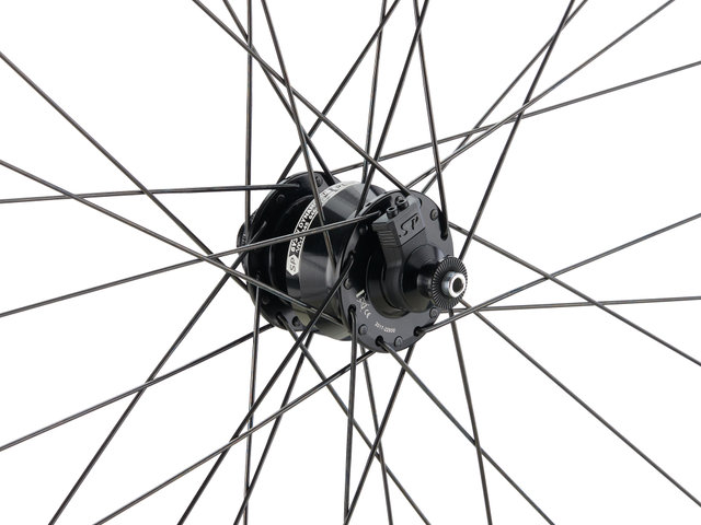 Gravel 1 Disc Center Lock 28" Laufrad - Werkstattverpackung - schwarz/28" VR Nabendynamo Shutter Precision