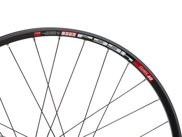 Gravel 1 Disc Center Lock 28" Laufrad - Werkstattverpackung - schwarz/28" VR Nabendynamo Shutter Precision