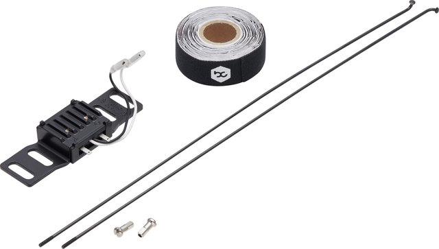 Gravel 1 Disc Center Lock 28" Laufrad - Werkstattverpackung - schwarz/28" VR Nabendynamo Shutter Precision
