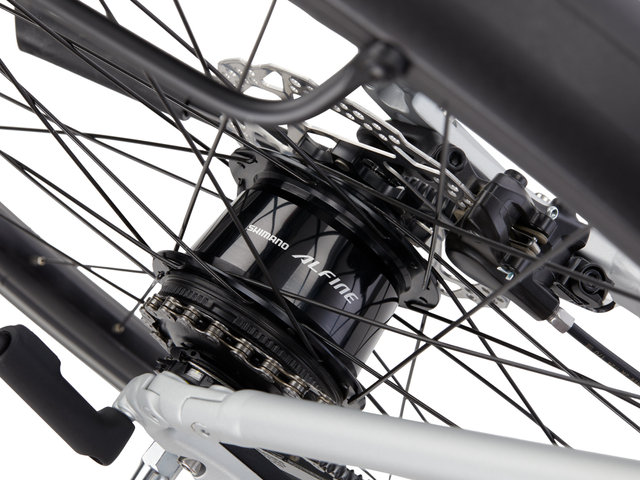 Bicicleta para hombre Modell 1.2 - aluminio blanco/S
