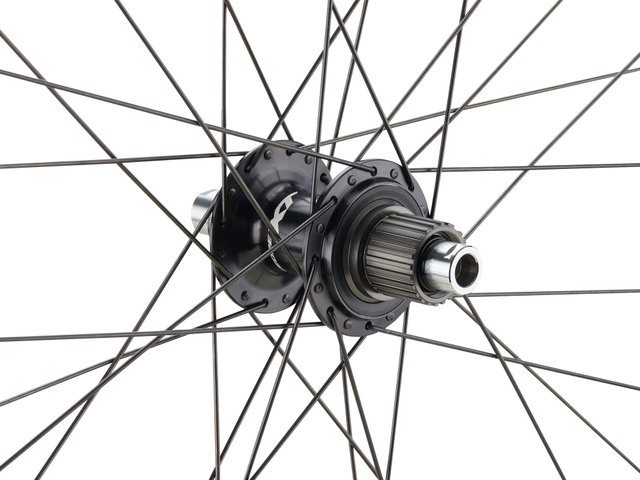 Trail XT Heavy Duty Disc Center Lock P-22 29" Laufradsatz - schwarz/29" Satz (VR 15x100 + HR 12x142) Shimano Micro Spline