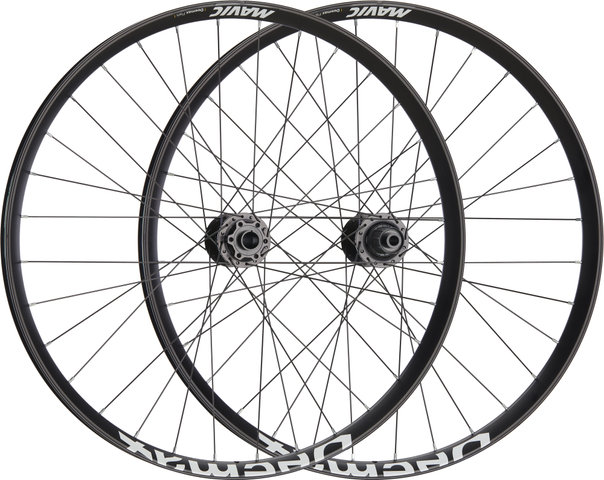 Mavic Juego de ruedas Deemax Park Disc 6 agujeros 27,5" Super Boost - negro/Juego de 27,5" (RD 20x110 Boost + RT 12x157 Super Boost) Shimano