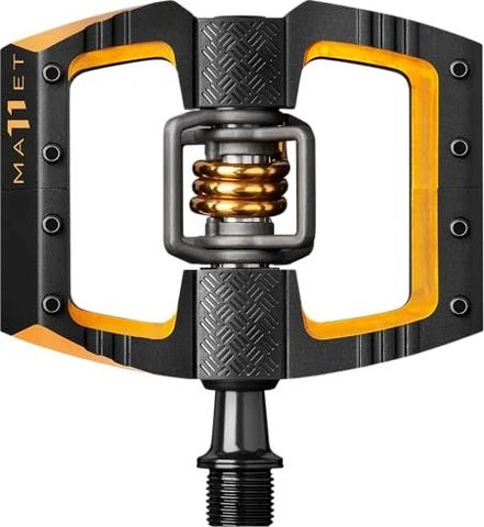 crankbrothers Pedales Automáticos Mallet DH 11 - gold | 100 mm | 78 mm