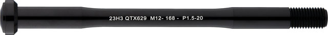 SUPURB Steckachse HR für BO24 - black/12 mm, 1,5 mm, 168 mm