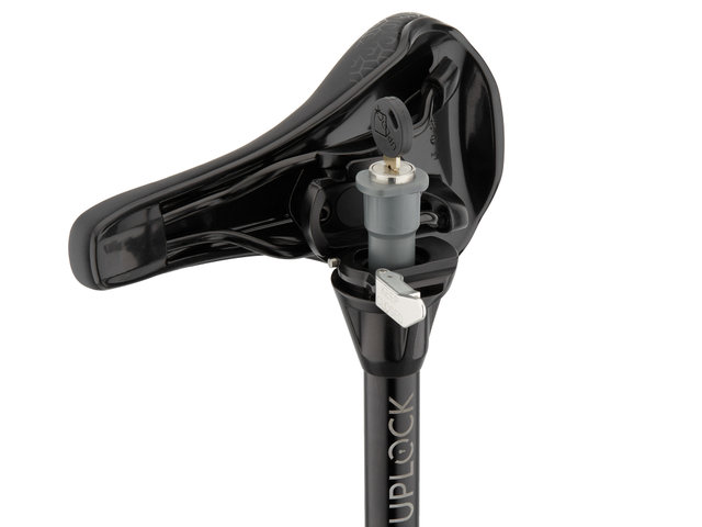 UPLOCK Tige de Selle avec Antivol Pliant - noir/27,2 mm / 450 mm / SB 10 mm