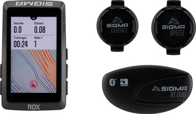 Sigma ROX 12.1 Evo GPS Bike Computer + Sensor Set - grey/universal