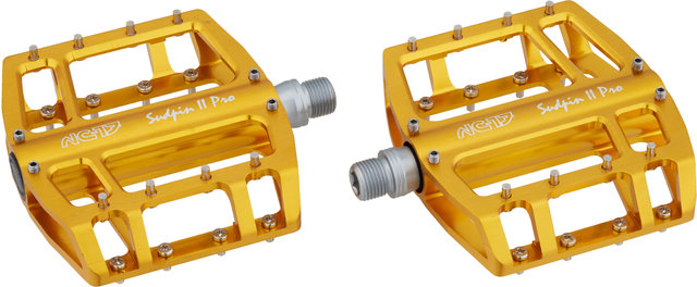 NC-17 Sudpin II Pro Platform Pedals - gold/universal