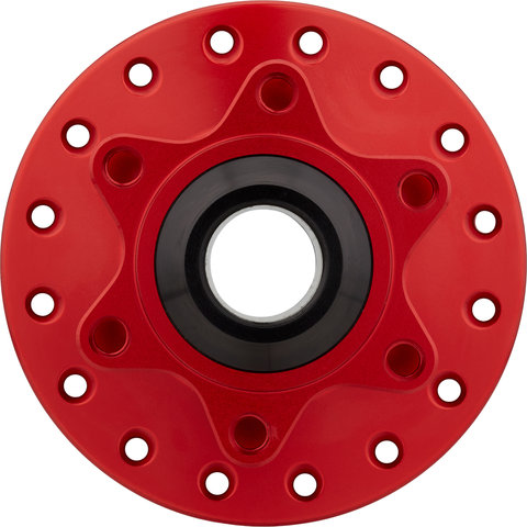 SON Dinamo de buje 28 15 110 Boost Disc 6-agujeros - rojo/32 agujeros