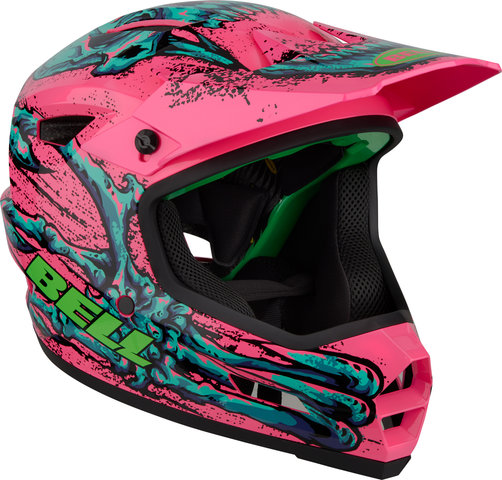 Bell Casque Intégral Sanction 2 DLX MIPS - bonehead gloss pink-turquoise/55 - 57 cm