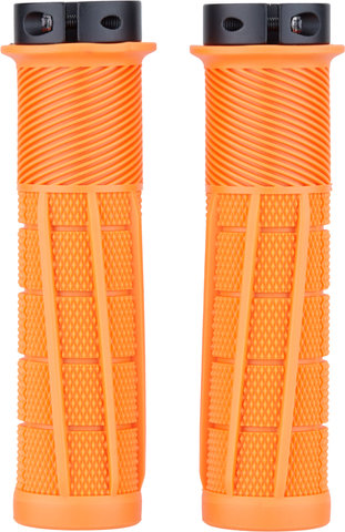 OneUp Components Thick Lock-On Handlebar Grips - orange/138 mm