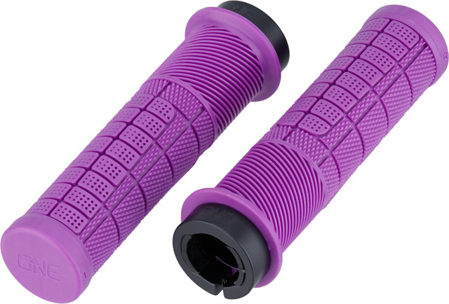 OneUp Components Thick Lock-On Lenkergriffe - purple/138 mm