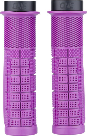 OneUp Components Thick Lock-On Lenkergriffe - purple/138 mm