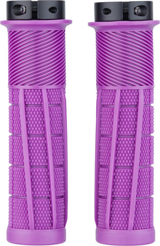 OneUp Components Thick Lock-On Handlebar Grips - purple/138 mm