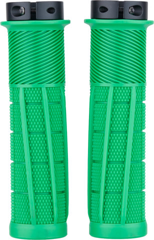 OneUp Components Thick Lock-On Handlebar Grips - green/138 mm