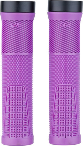 OneUp Components Poignées Thin Lock-On - purple/138 mm