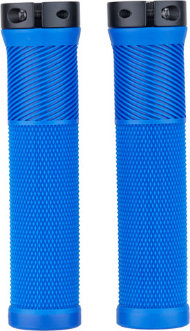 OneUp Components Thin Lock-On Handlebar Grips - blue/138 mm
