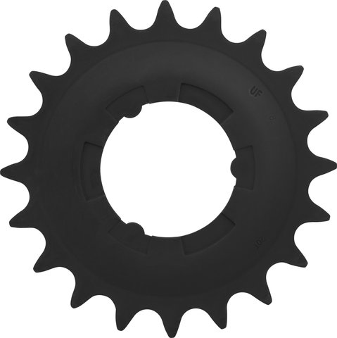 Shimano Piñón SM-GEAR para cambios de buje Nexus / Alfine - embalaje de taller - negro/20 dientes