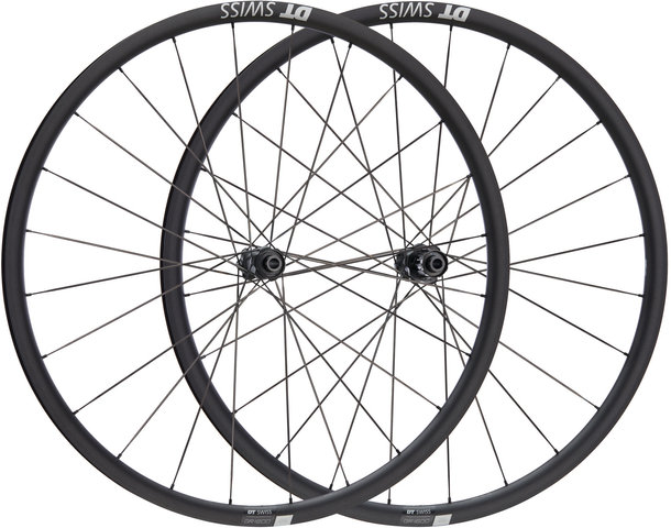 DT Swiss GR 1600 SPLINE DB 25 Disc Center Lock 28" Wheelset - 2024 Model - black/28" set (front 12x100 + rear 12x142) Shimano