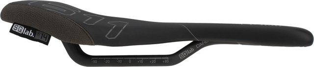 SQlab 611 Ergowave Carbon Saddle - black/140 mm