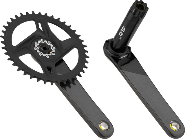 SRAM Force 1 D2 AXS Wide DUB DM 1x12-fach Carbon Powermeter Kurbelgarnitur - iridescent/175,0 mm 40 Zähne