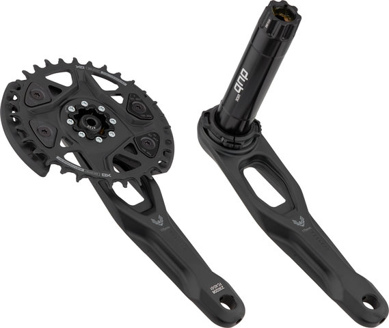 SRAM Juego de bielas X0 Eagle Transmission T-Type DUB DM 12 velocidades - black/175,0 mm 32 dientes