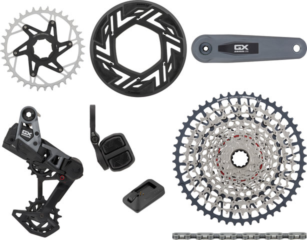 SRAM Groupe E-VTT GX Eagle Transmission AXS 1x12vit. pour Brose - dark polar/160,0 mm 36 dents, 10-52