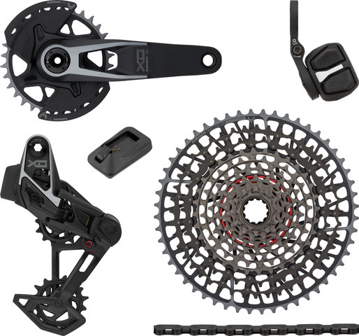 SRAM Grupo X0 Eagle Transmission AXS 1x12 velocidades - black/175,0 mm 32 Dientes, 10-52