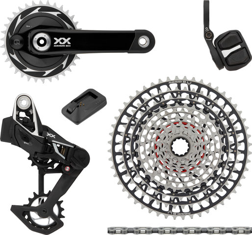 SRAM Groupe XX SL Eagle Transmission AXS Powermeter 1x12 vitesses - black/170,0 mm 34 dents, 10-52