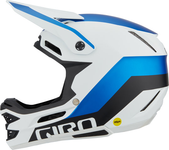 Giro Insurgent MIPS Spherical Full-Face Helmet - matte white-ano blue/51 - 55 cm