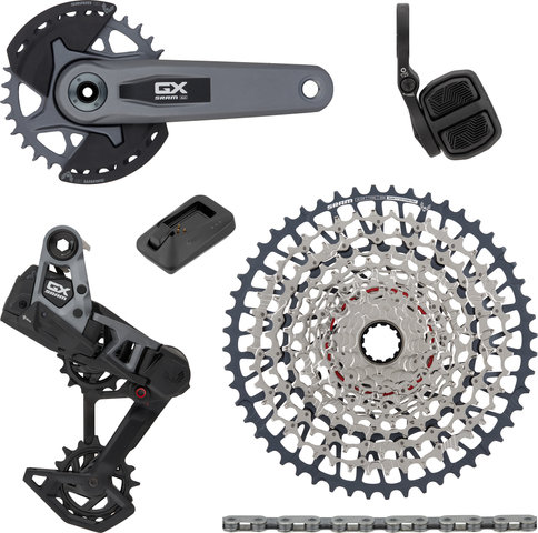 SRAM GX Eagle Transmission AXS 1x12-fach Gruppe - dark polar/170,0 mm 32 Zähne, 10-52