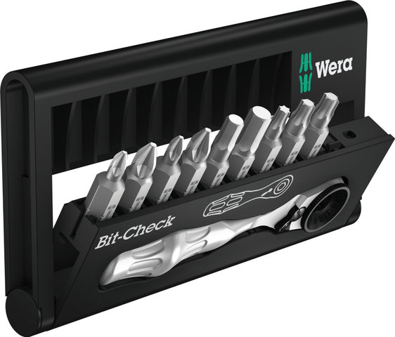 Wera Zyklop Mini 1/4" Ratchet w/ Bit-Check Set - silver
