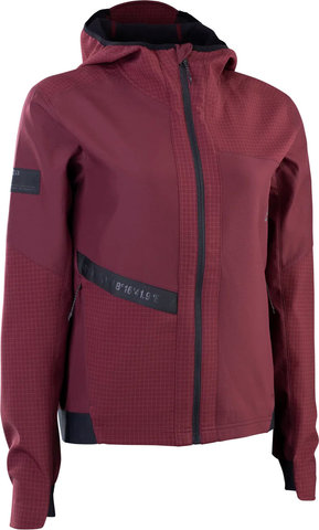 ION Chaqueta de bicicleta Shelter 2L de softshell para mujer - purple red | M