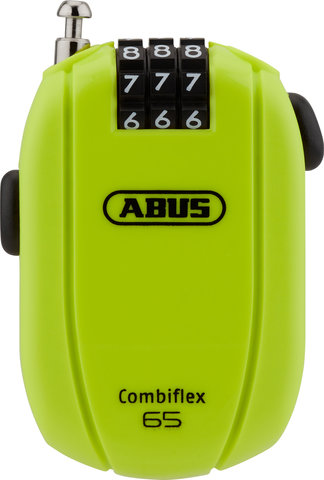 ABUS Candado de cable Combiflex StopOver 65 - neon/65 cm