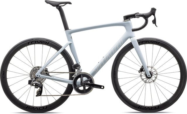 Specialized Vélo de Route en Carbone Tarmac SL7 Expert Modèle 2023 - gloss morning mist-white/54 cm