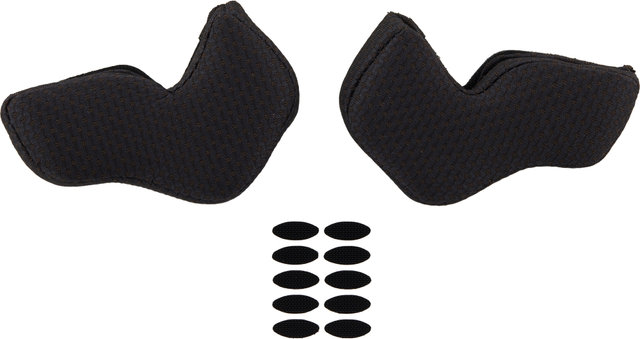 Fox Head Almohadillas de mejillas Dropframe Pro MIPS Cheek Pad Standard - black/55 - 59 cm
