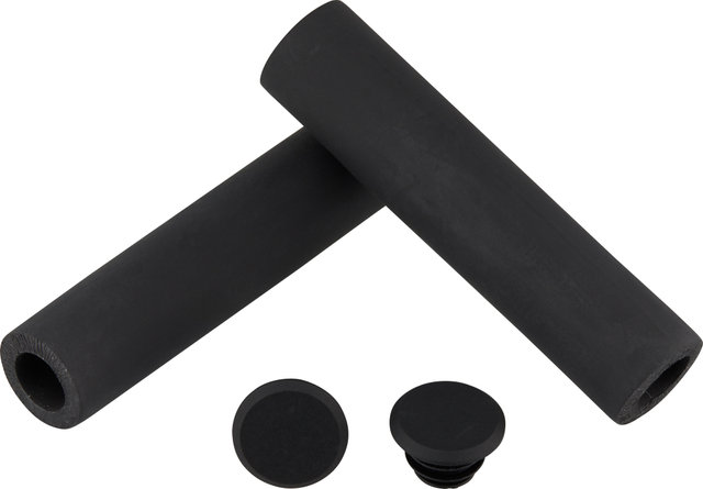 Acros Puños de manillar de silicona - negro/130 mm