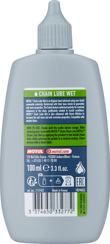 MOTUL Wet Lube Chain Oil - universal/dropper bottle, 100 ml