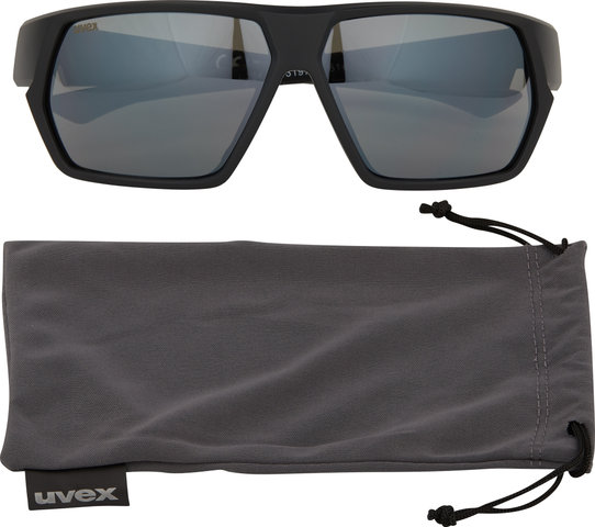uvex sportstyle 238 Sports Glasses - black matte/mirror silver