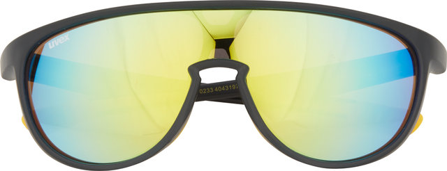 uvex sportstyle 515 Kids Sportbrille - black matt/mirror yellow