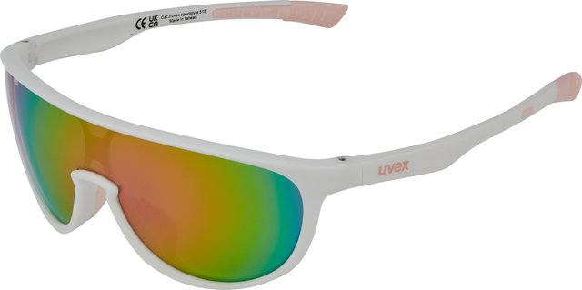 uvex sportstyle 515 Kids Sports Glasses - white matte/mirror pink