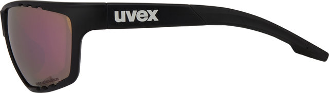 uvex Lunettes de Sport sportstyle 706 CV - black mat/pushy pink