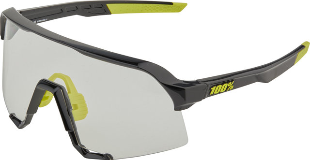 100% S3 Photochromic Sports Glasses - gloss black/photochromic