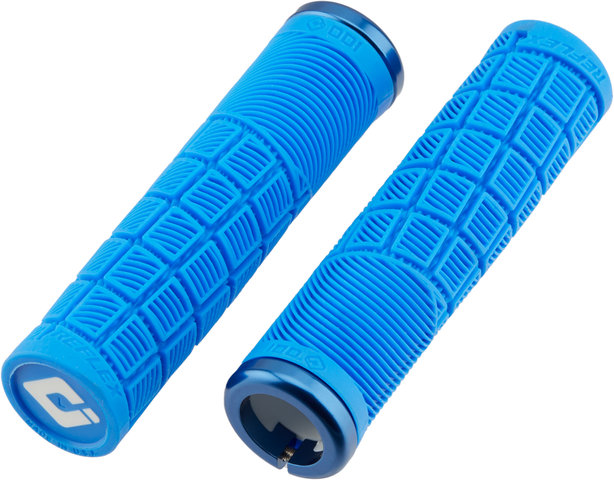 ODI Poignées Reflex Lock-On - blue/135 mm