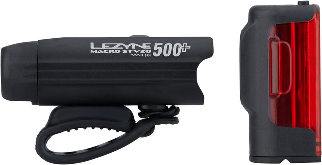 Faro Anteriore Lezyne Macro StVZO 500 - LED Nero, Luce Da Bici Omologata StVZO