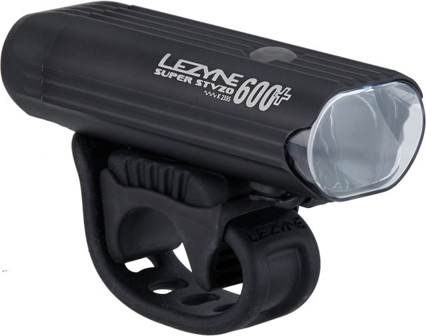 Lezyne Luz delantera LED Super 600+ LED con aprobación StVZO - negro satinado/600 lúmenes