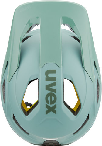 uvex revolt MIPS Fullface Helm - moss green-black matt/52 - 57 cm