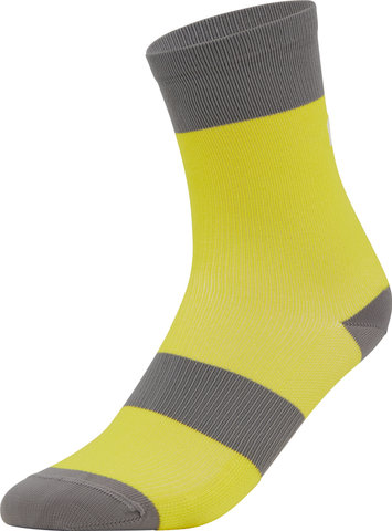 POC Youth Essential MTB Socks - aventurine yellow-sylvanite grey/40-42
