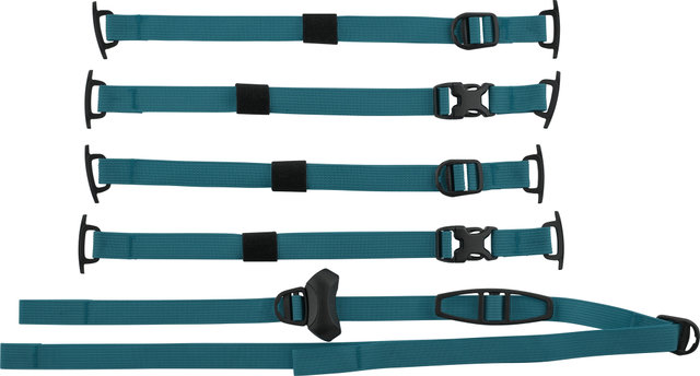 ORTLIEB Compression Strap Set for Atrack - turquoise/universal