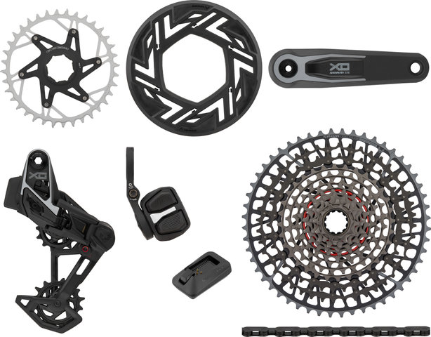 SRAM X0 Eagle Transmission AXS 1x12-fach E-MTB Gruppe für Brose - black/160,0 mm 36 Zähne, 10-52