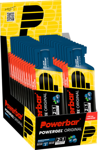Powerbar PowerGel Original - 24 Stück - black currant - caffeine
